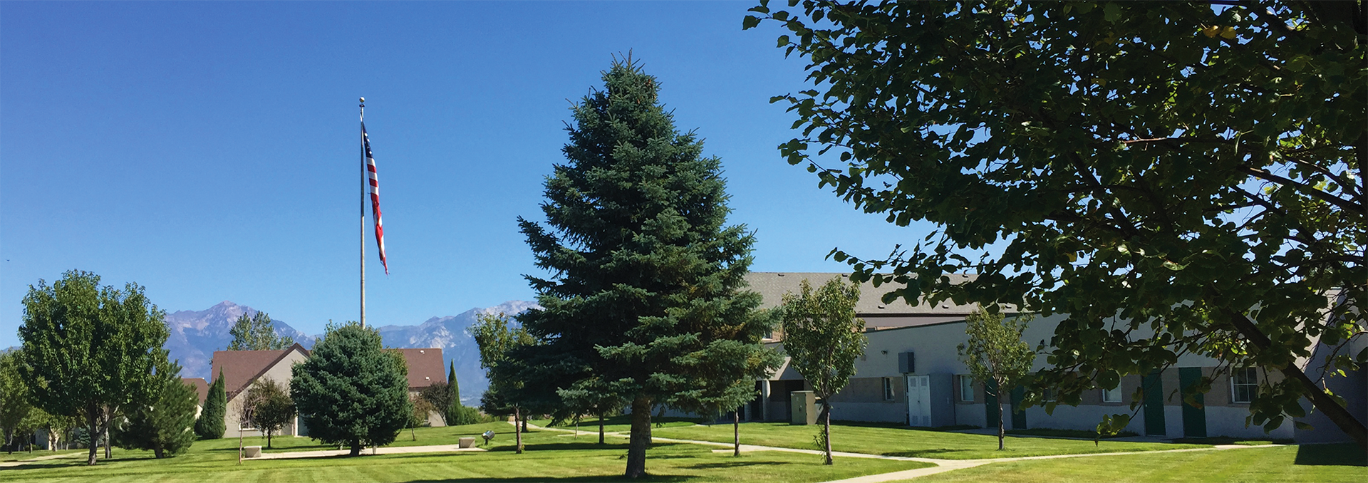 WRA Campus flagpole